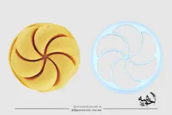 کاتر پلاستیکی 4.5سانت نون برنجی کد152