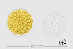 مهر و کاتر پلاستیکی5سانت سنتی کد252