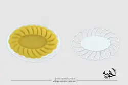 مهر و کاتر پلاستیکی 5سانت بیضی کد286