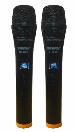 میکروفن بی سیم دو دستی شور مدل SH-300G