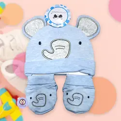 ست کلاه و جوراب نخی نوزاد cribmates