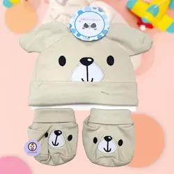 ست کلاه و جوراب نخی نوزاد cribmates