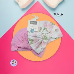 کلاه نخی فانتزی دو عددی نوزاد AIFEIER Head Wraps