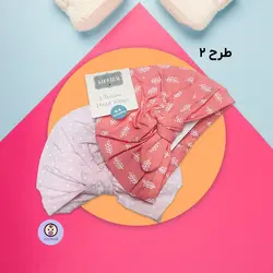 کلاه نخی فانتزی دو عددی نوزاد AIFEIER Head Wraps