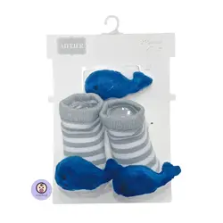 مچ بند و پاپوش جغجغه دار نوزاد AIFEIER