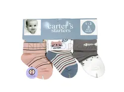 ست سه عددی جوارب نوزاد carters کد ۱۵