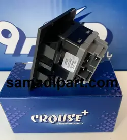 کلید شیشه بالابر 2 پل عقب رانا با قاب کروز