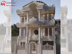 نقشه ساختمان چهار طبقه مسکونی با ابعاد 25×10