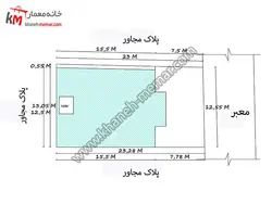 خانه فلت سه طبقه با نمای نئوکلاسیک و ابعاد 23×13
