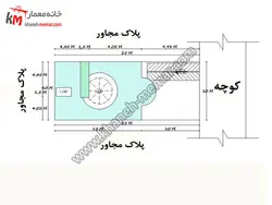 نقشه خانه سه طبقه 250 متری 25×10