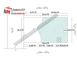 پلان خانه دوبلکس شمالی 11.5×12.5