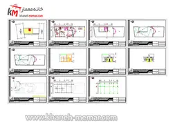 نقشه ساختمان یک طبقه 11×23.6