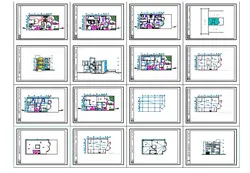 پلان ساختمانی سه طبقه 25×10