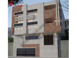 نقشه آپارتمان تجاری مسکونی چهار طبقه 120 متری 12×9.95