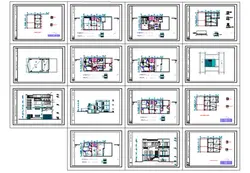 ساختمان مسکونی سه طبقه 23×11