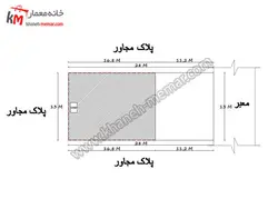 ساختمان بنایی فلت سه خواب با ابعاد28×13