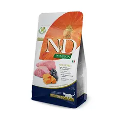 لوازم گربه برند زوو ( ZOO ) N&D کدو تنبل زغال اخته بره 1.5 کیلوگرم غذای گربه – کدمحصول 148604