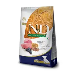 لوازم سگ برند زوو ( ZOO ) غذای سگ توله سگ نژاد کوچک N & D با بره و زغال اخته 2.5 کیلوگرم – کدمحصول 141249