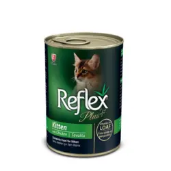 لوازم گربه برند زوو ( ZOO ) کنسرو پته مرغ بچه گربه Reflex Plus با قطعات گوشت 400 گرم x 24 قطعه – کدمحصول 251024