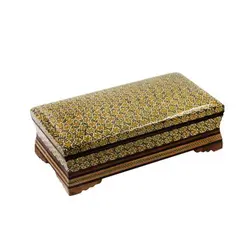 جاقاشق‌ و‌ چنگال چوب و خاتم تخمه‌دار