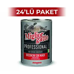 لوازم گربه برند زوو ( ZOO ) کنسرو گربه استیک Miglior Gatto 405 گرم 24 قطعه – کدمحصول 113804