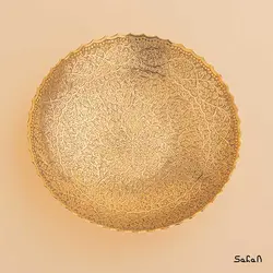 شیرینی خوری برنجی آنتیک مدل ژینوس