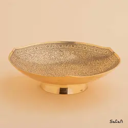 شیرینی خوری برنجی آنتیک مدل فرشته