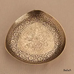 ست پذیرایی برنجی طلایی کد 015