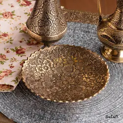 ست پذیرایی برنجی طلایی کد 042