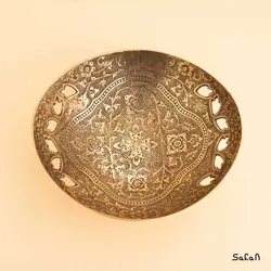 آجیل خوری برنجی آنتیک مدل ایستوما