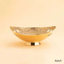 آجیل خوری برنجی آنتیک مدل ایستوما
