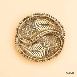 اردو خوری برنجی آنتیک مدل دایره دوقلو