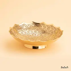 شیرینی خوری برنجی طلایی مدل کانگورا