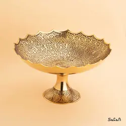 میوه خوری برنجی طلایی هندی مدل کانگورا