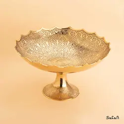 میوه خوری برنجی طلایی هندی مدل کانگورا