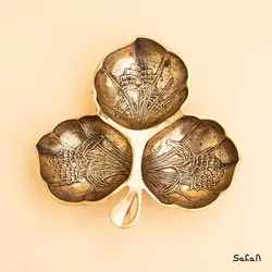 اردو خوری برنجی طلایی سه قلو