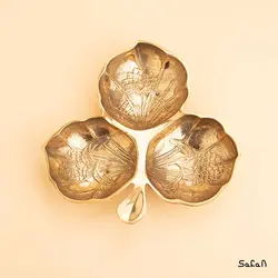 اردو خوری برنجی طلایی سه قلو