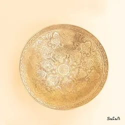 شیرینی خوری برنجی طلایی مدل رزا