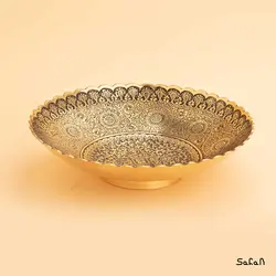 شیرینی خوری برنجی طلایی مدل دانته