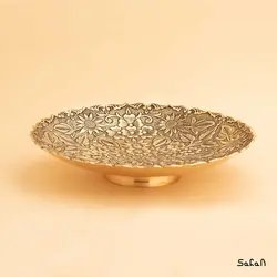 شیرینی خوری برنجی طلایی مدل پونه