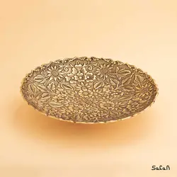 شیرینی خوری برنجی طلایی مدل پونه