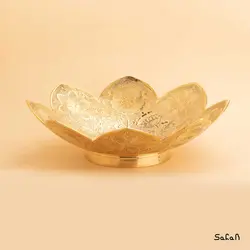 میوه خوری برنجی طلایی مدل پونه