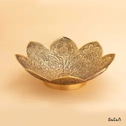 میوه خوری برنجی طلایی مدل پونه