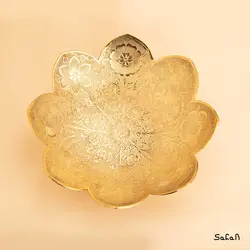 میوه خوری برنجی طلایی مدل پونه