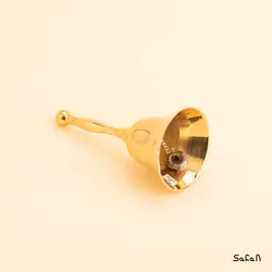 زنگوله برنجی طلایی ساده