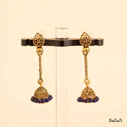 گوشواره هندی طلایی سایز کوچک