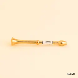 هاون برنجی طلایی قلم زنی مدل گلزار