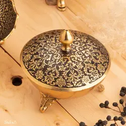 ست پذیرایی برنجی طلایی کد 258