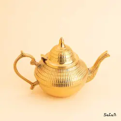 قوری برنجی طلایی مدل چنای(سایز بندی)