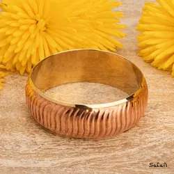 النگو هندی طلایی دو تیکه